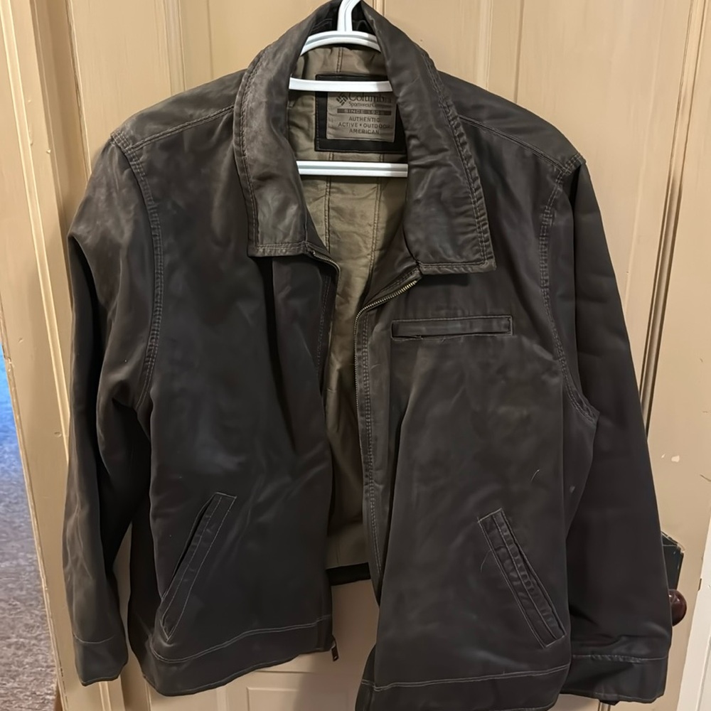 Columbia leather jacket